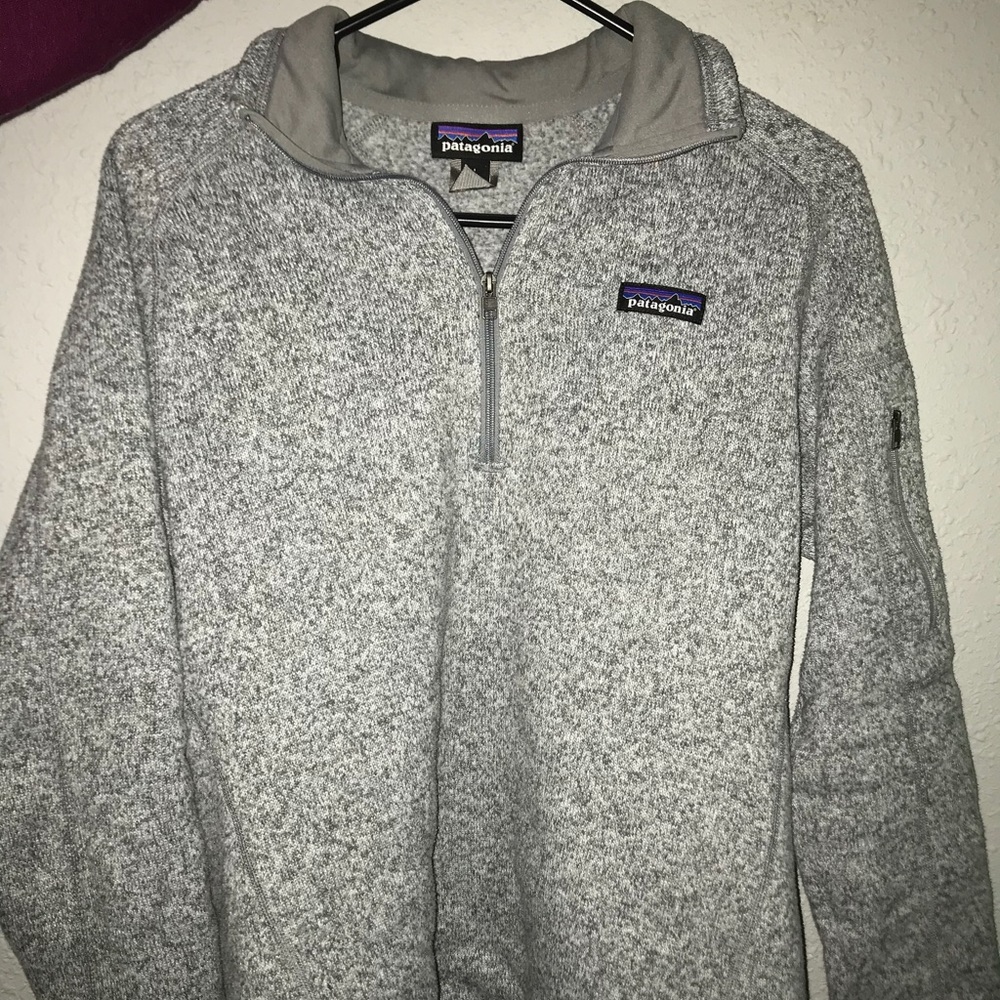 Grey Patagonia Quarter Zip